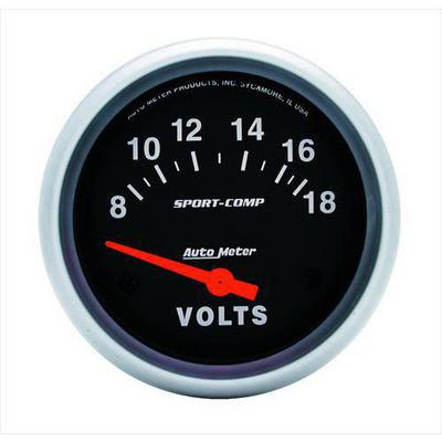 Auto Meter Sport-Comp Electric Voltmeter Gauge - 3592